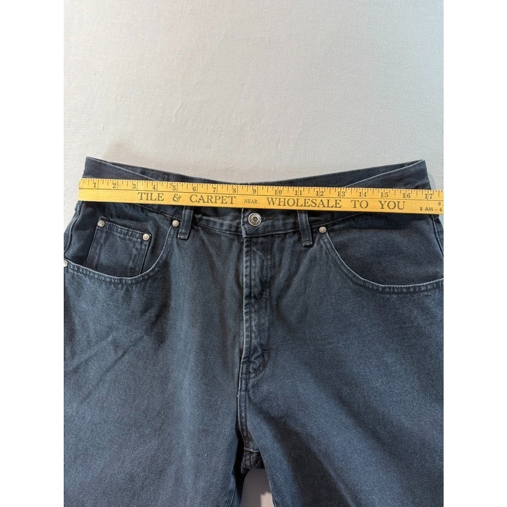 Vintage Unionbay Gray Denim Shorts Mens 36 Y2K Skater Loose Fit - Picture 6 of 7